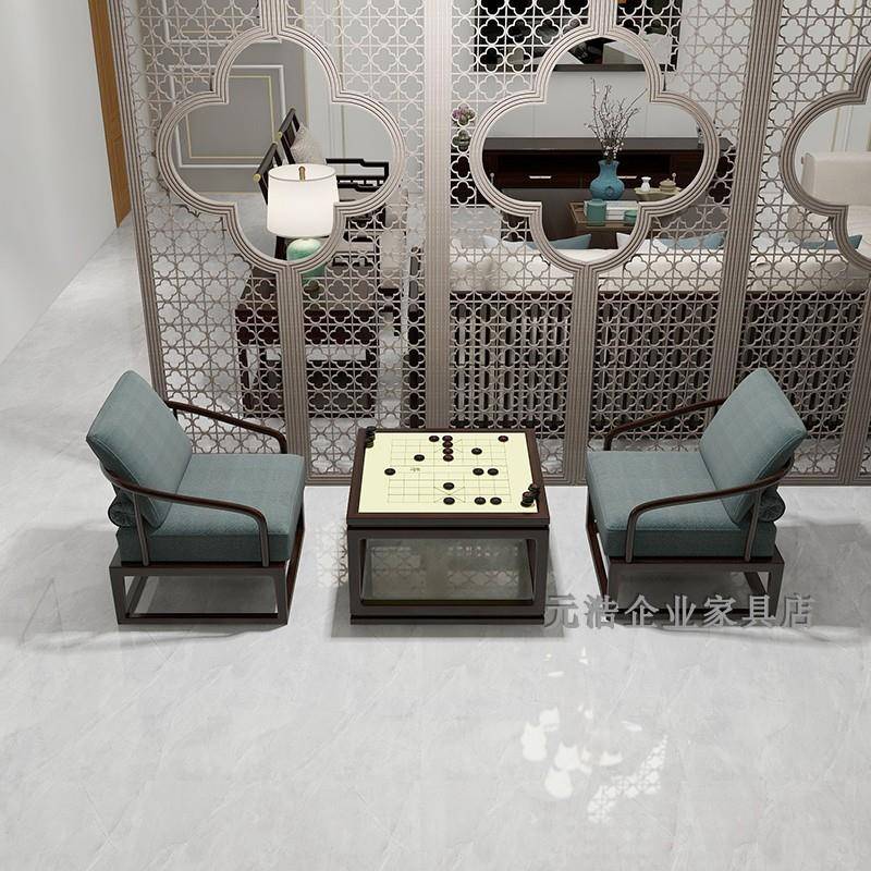 需定制新中式棋桌椅实木围棋桌国学馆禅意象棋桌会客五子棋家具