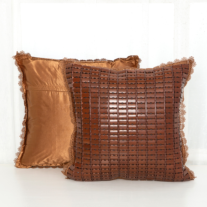 夏季麻将凉席抱枕套沙发靠枕套竹凉枕头套夏天竹席枕套汽车护腰套