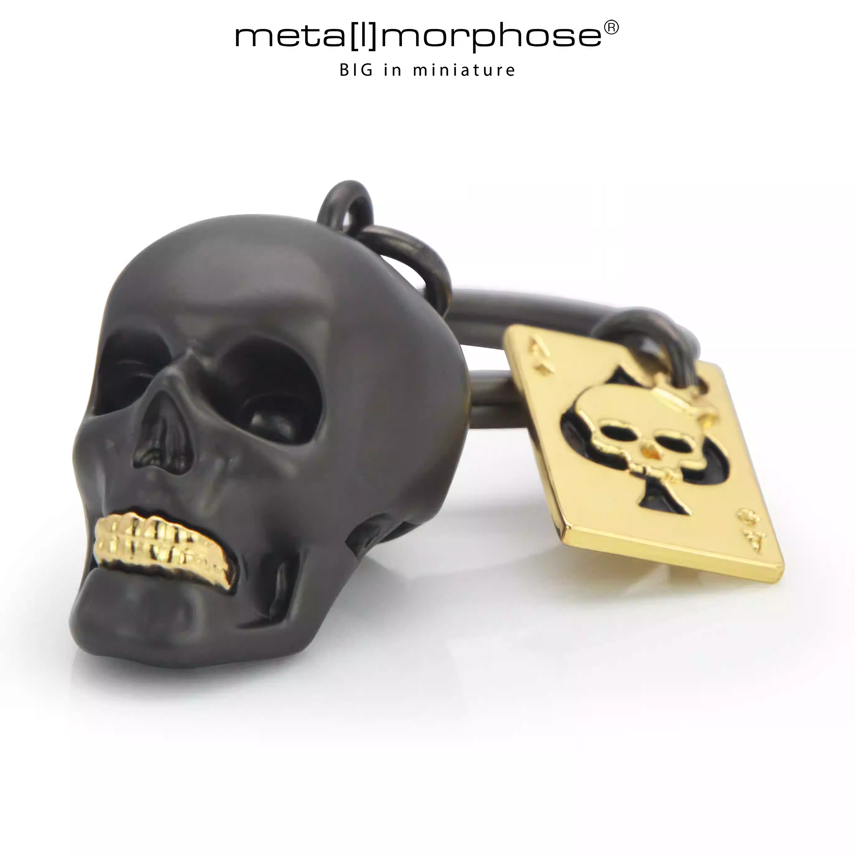 骷髅头钥匙扣包包挂件 比利时metalmorphose潮酷朋克礼物送男生