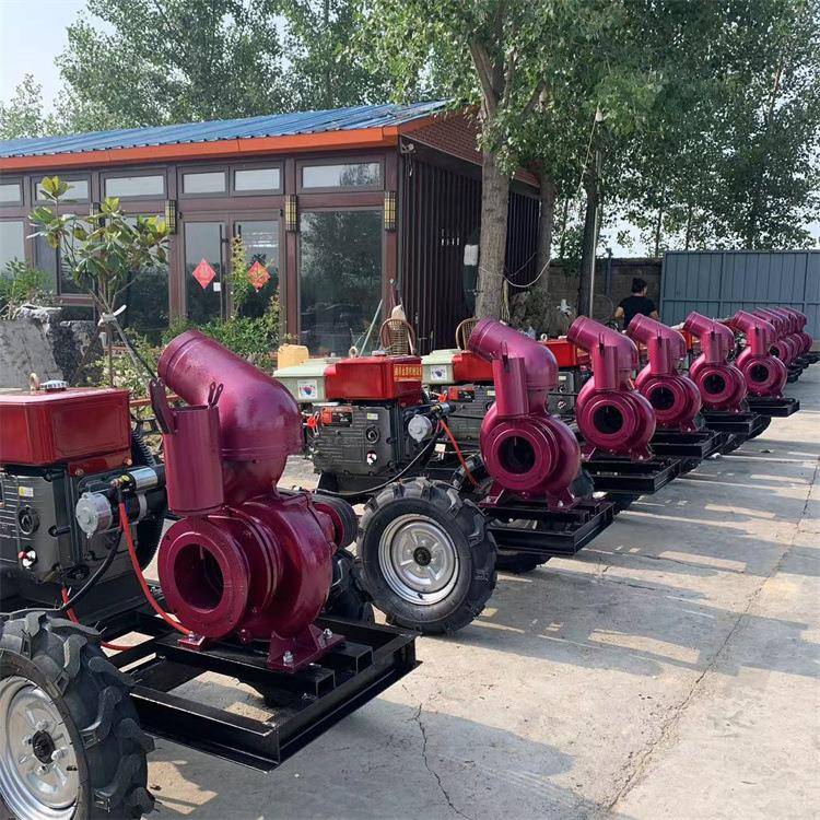高扬程高压抽水机防汛排涝柴油抽水泵拖拉机悬挂式八寸抽水泵