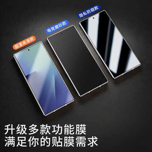 适用三星zfold7外屏膜磨砂防窥