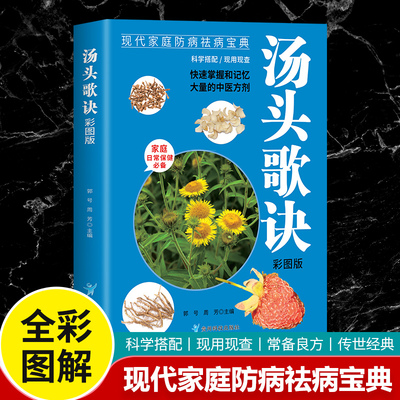 汤头歌诀彩图版 郭号 周芳主编 贵州科技出版社中医养生