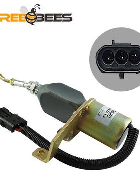 挖掘机配件3932017熄火电磁阀开关