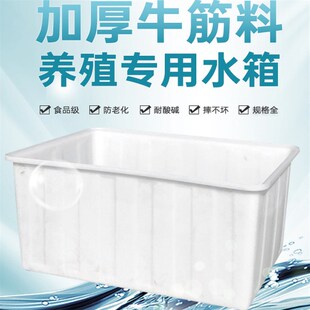 长方形加厚牛筋水箱水产养殖箱特大号储水桶家用泡瓷砖水槽周转箱