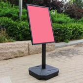 户外广告牌立式 风海报架招聘示架门口立牌注水架落地导向牌