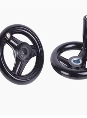 替米键槽孔型圆轮缘手轮E-HAM01-D100/D125/D160/D200/D250/D300