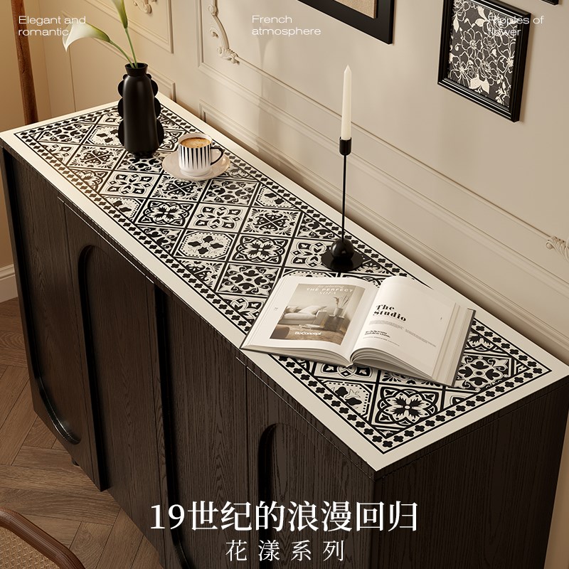 范居态度花漾现代革边柜垫化妆梳妆台垫长条