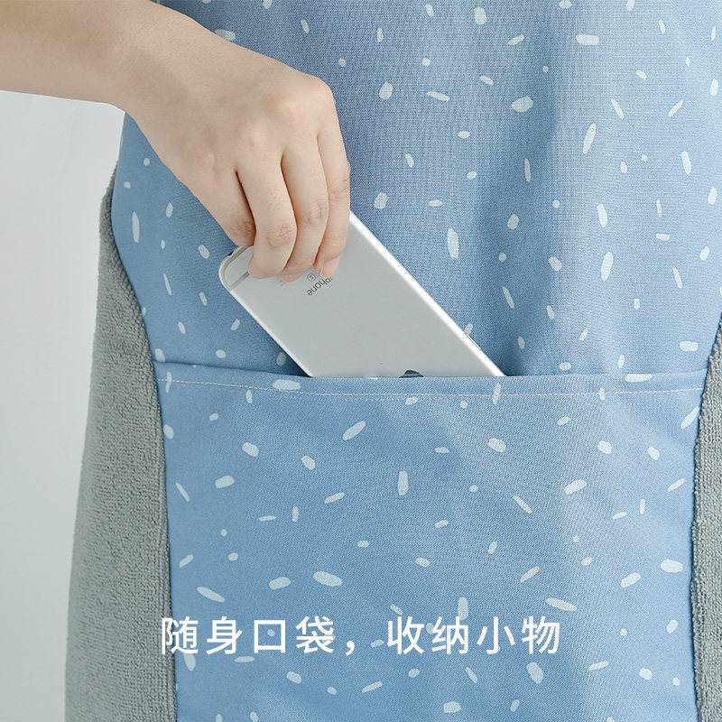 特瑞洁围裙厨房油女可爱日式韩版做饭罩衣围布围腰