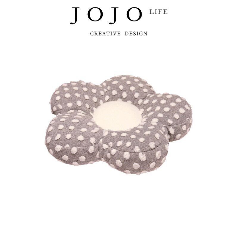 JOJOS L. PD.tea.羊羔绒爆米花靠垫坐垫办公室椅子垫客厅 春茶