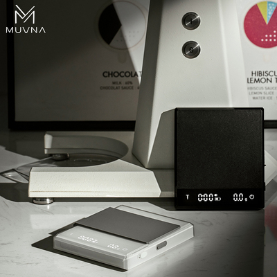 MUVNA慕威纳 普赛克意式手冲咖啡电子秤咖啡豆专用精准称重计时