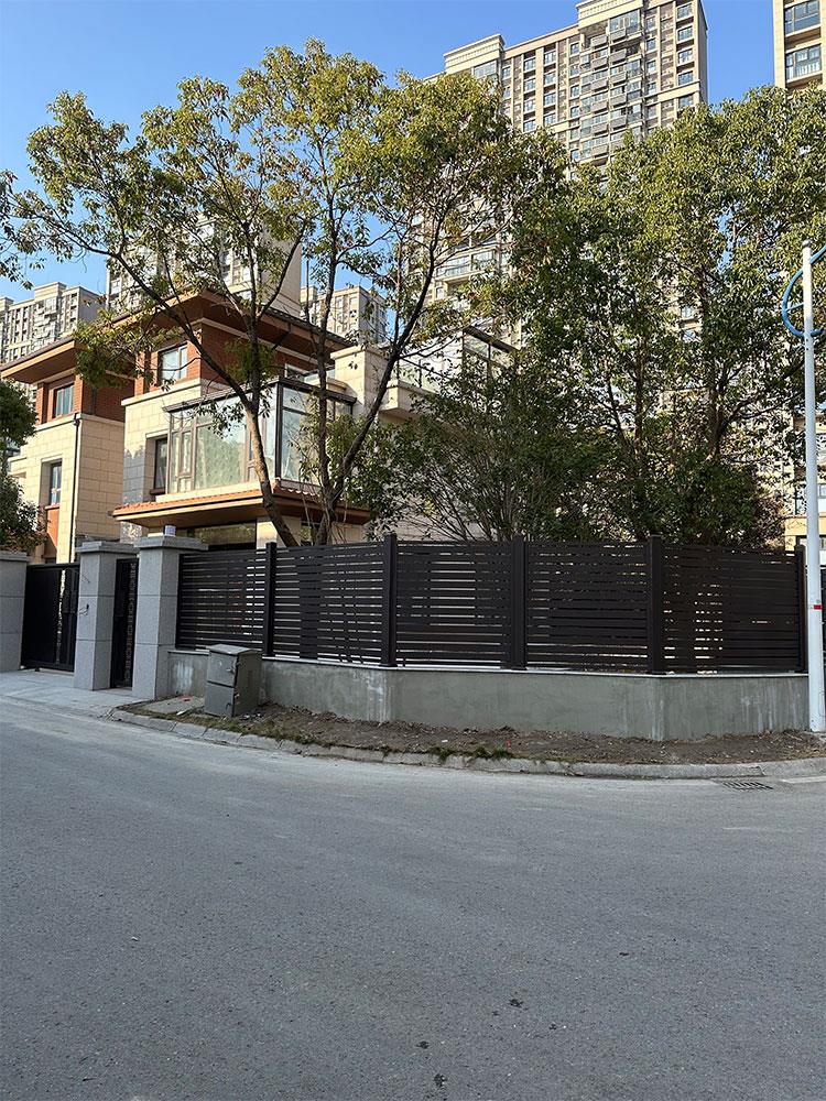 花园围栏栅栏 铝合金围墙 庭院栏杆 院子围 上海铝艺护栏免费安装
