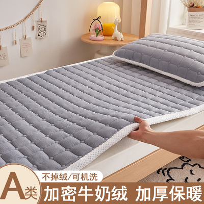 冬季床垫软垫家用绒毯子学生宿舍垫被褥子单人加绒床褥垫子