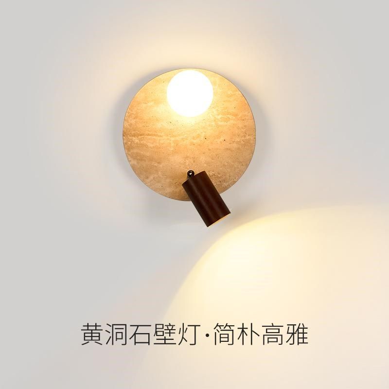 民宿酒店客房卧室床头壁画射灯中古风书房可旋转护眼led阅读壁灯