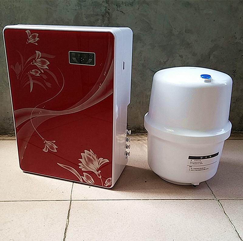 75G豪华水晶蓝色高档家用滤水机RO机反渗透净水器直饮机