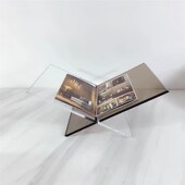 现代简约售楼处样板间书架书报夹杂志架书靠图册陈列架