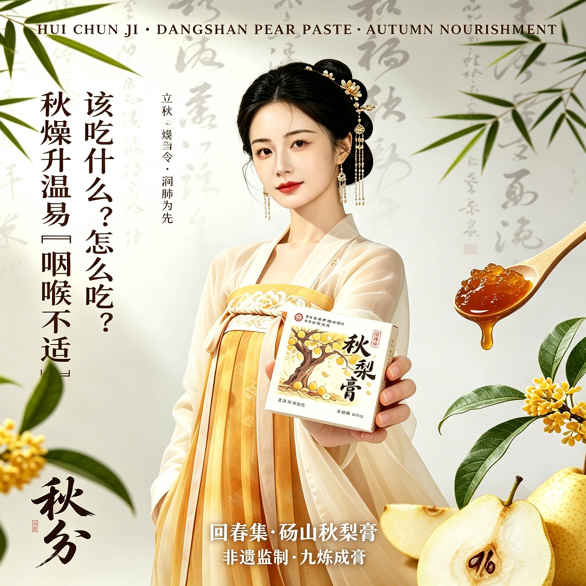 回春集砀山梨秋梨膏古法慢熬