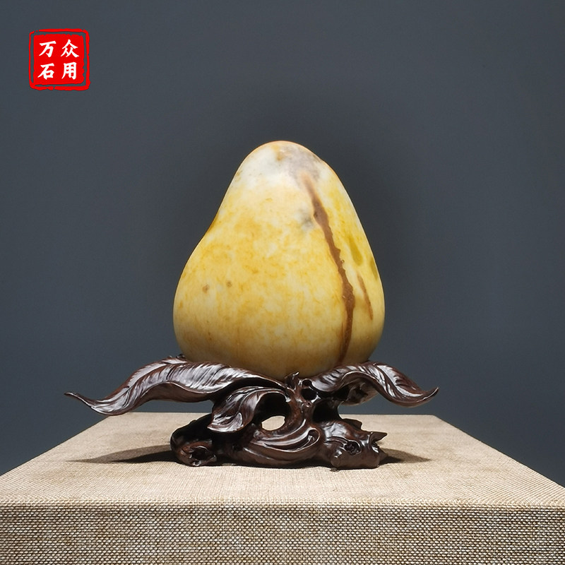 桃子石头奇石底座树脂摆放托盘艺术创意通用仿实木摆件托架,家居饰品,木雕,淘宝优惠券,粉丝福利购,淘宝优惠卷