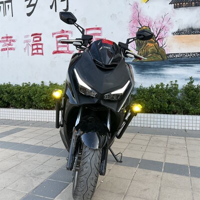 适用光阳KRV180保险杠 改装车身防护杠保护杠射灯架 未来之眼射灯