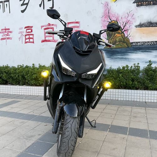 适用光阳KRV180保险杠 改装车身防护杠保护杠射灯架 未来之眼射灯