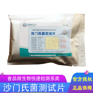 沙门氏菌测试片大肠快速检测试纸片微生物检测24片BS205 达元绿洲