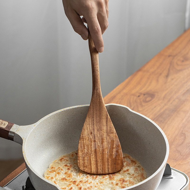 曲柄设计相思木锅铲木质家用不粘锅专用实木炒菜铲子辅食木铲漏铲,厨房/烹饪用具,木铲,淘宝优惠券,粉丝福利购,淘宝优惠卷