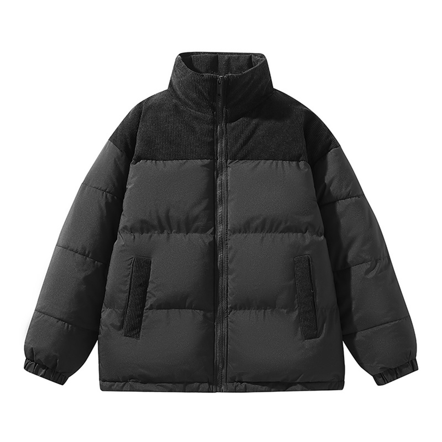 潮流立领棉服冬季加厚保暖宽松