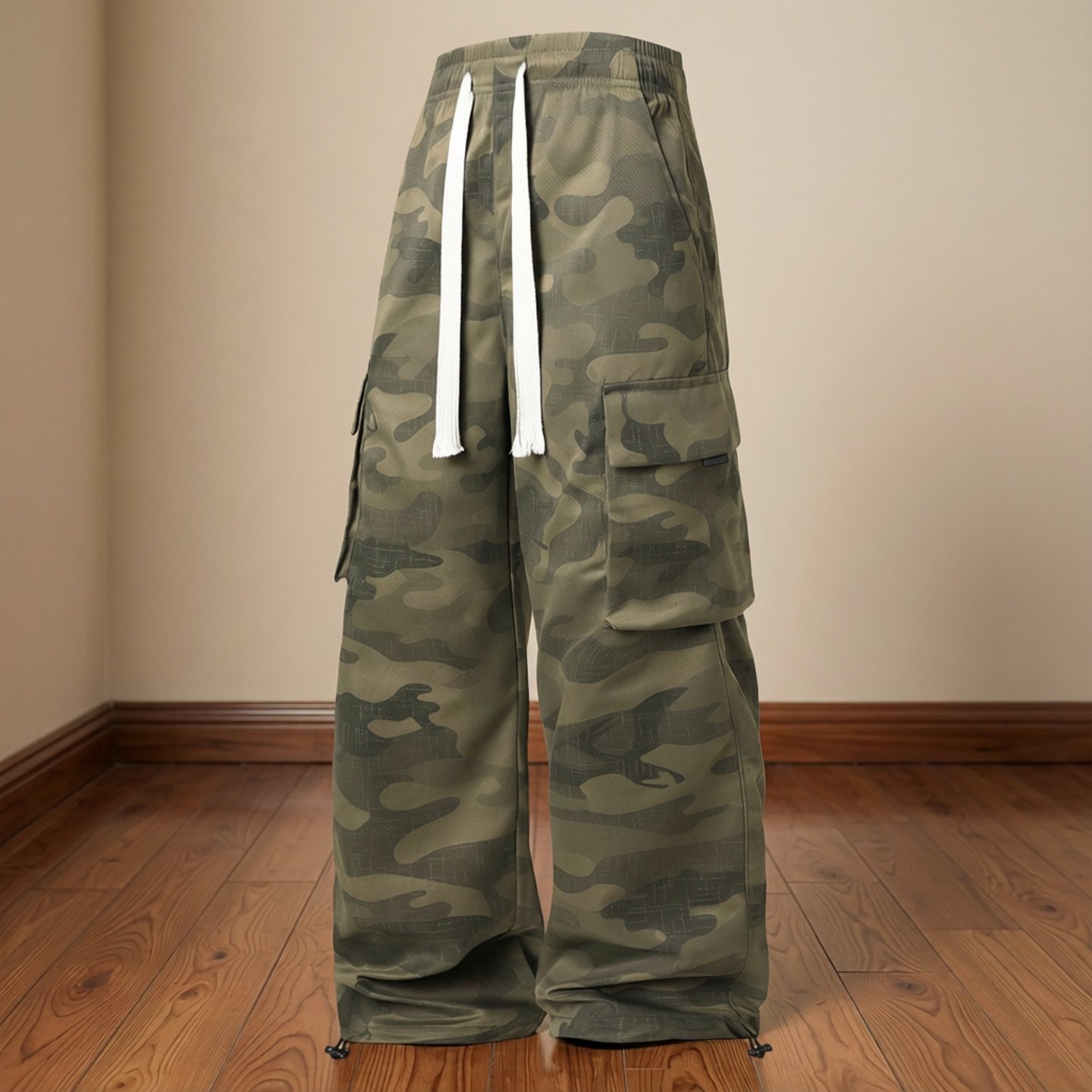 美式工装风迷彩裤男2026春夏季新款宽松直筒多口袋休闲长裤子束脚,男装,时尚工装裤,淘宝优惠券,粉丝福利购,淘宝优惠卷