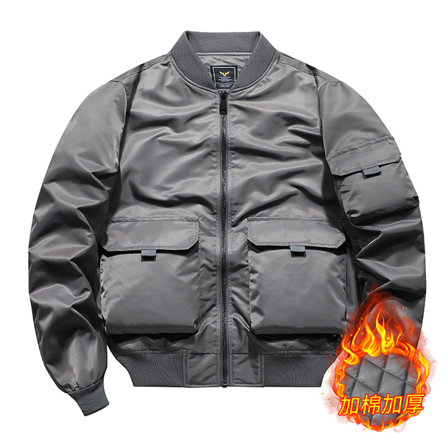 MA1加棉加厚飞行员夹克男工装