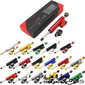 改装 钛尺机车通用型手把方向阻尼器龙头车把防甩头转向缓冲器