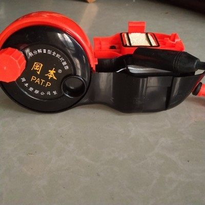 专用耐摔自动划线器棉线放线手摇墨斗小工地弹线墨斗墨水手动木工