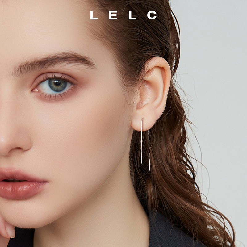 925纯银超长耳线女2025新款