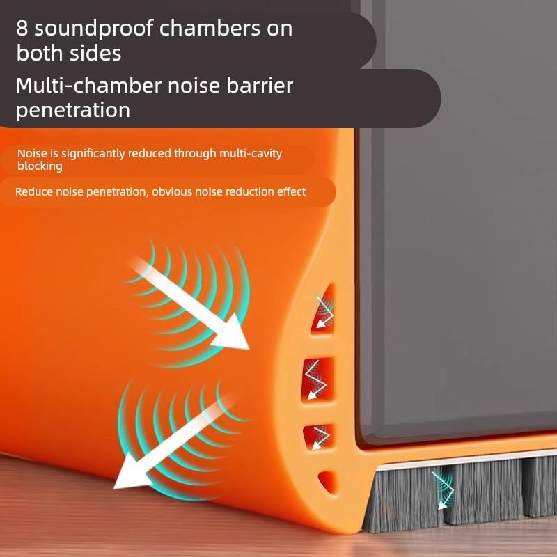 门缝密封条隔音门贴超静音门底挡板防风卧室门房门隔音条防虫挡光