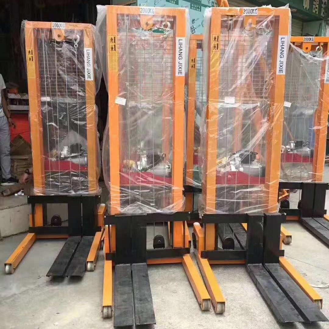 厂家直销牌 电动堆高车 液压堆高车 220V电动搬运装卸叉车