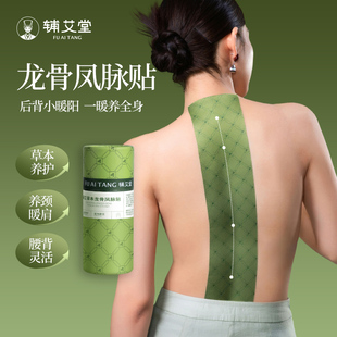 辅艾堂蕲艾草本龙骨凤脉贴颈椎腰背督脉灸艾草贴手膝盖背部温灸贴