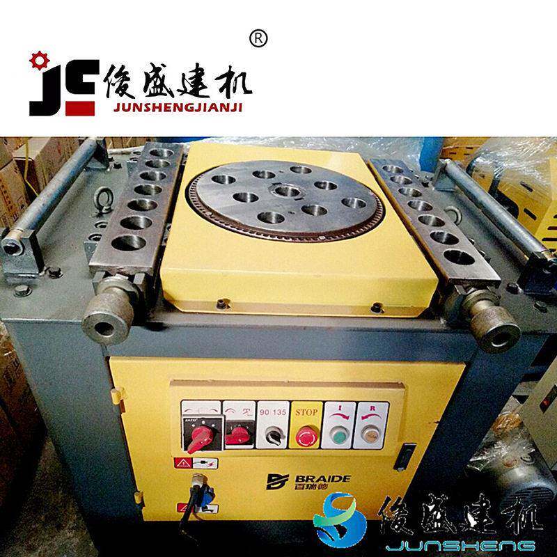广州俊盛建机源头厂家供应钢筋弯曲机40/50型规格齐全质量达标