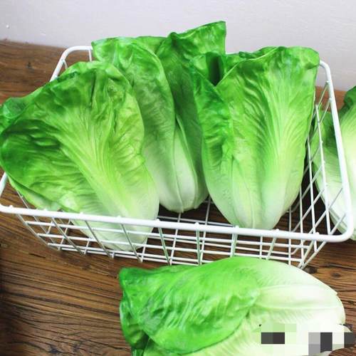 仿真蔬菜PU软生菜假叶子模型橱窗店铺样板房厨房摆件幼儿教学道具