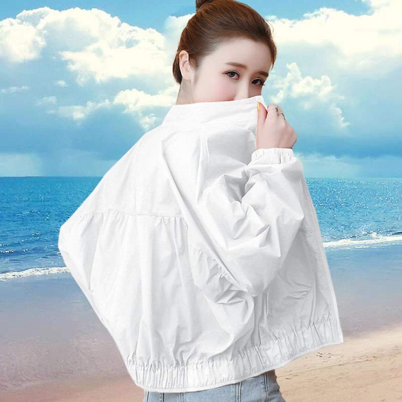 防晒衣女短款外套宽松2026春夏季新款韩版小个子潮休闲防晒衫夹克