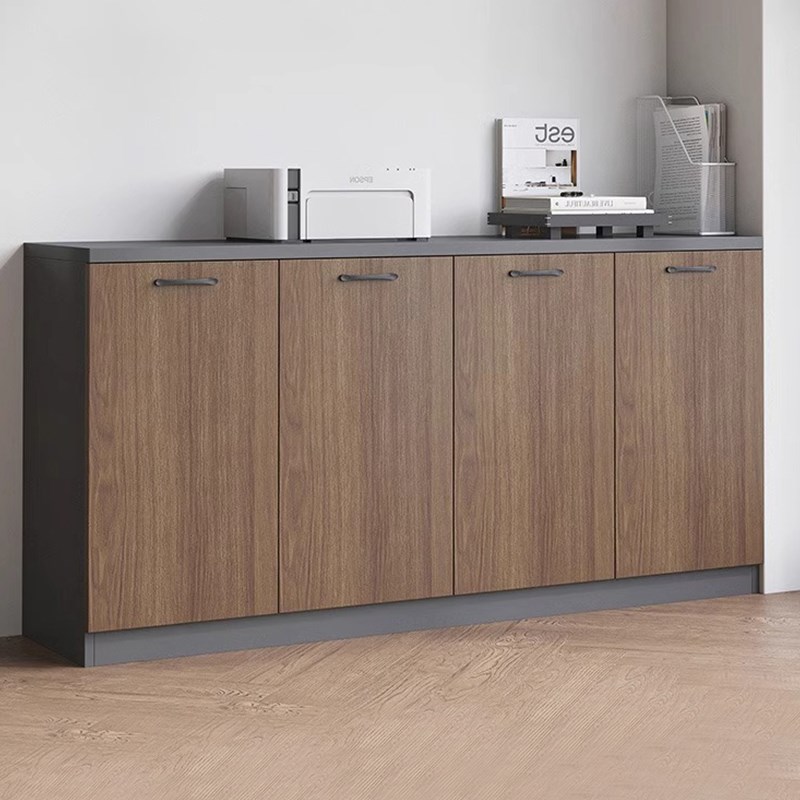 文件柜矮柜档案柜收纳储物柜子长条办公柜办公室隔断柜木质资料柜