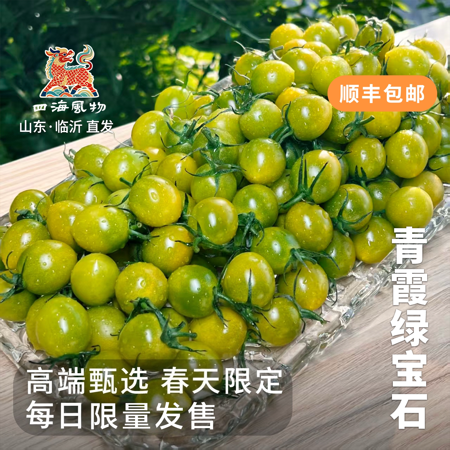 贵有贵的道理四海风物翡翠绿宝石严选清甜小番茄头茬纯甜顺丰包邮