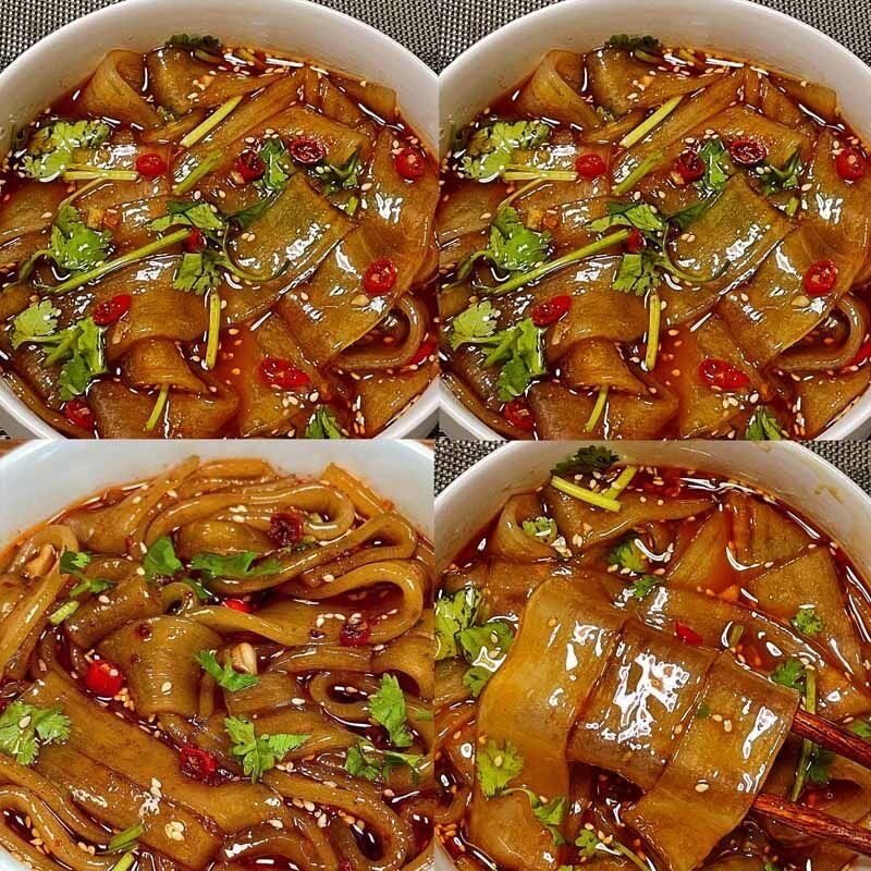 【买一箱送一箱】正宗重庆酸辣粉宽粉大桶装红薯冲泡速食方便泡面