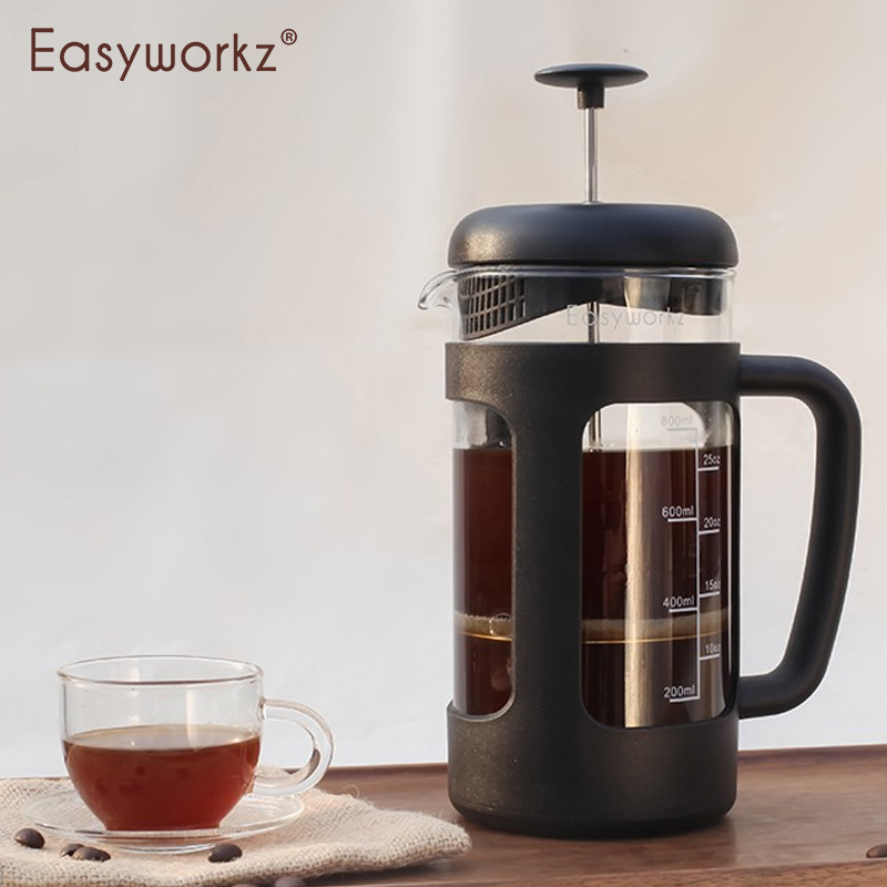 Easyworkz法压壶咖啡手冲壶家用煮咖啡过滤式器具冲茶器套装滤杯