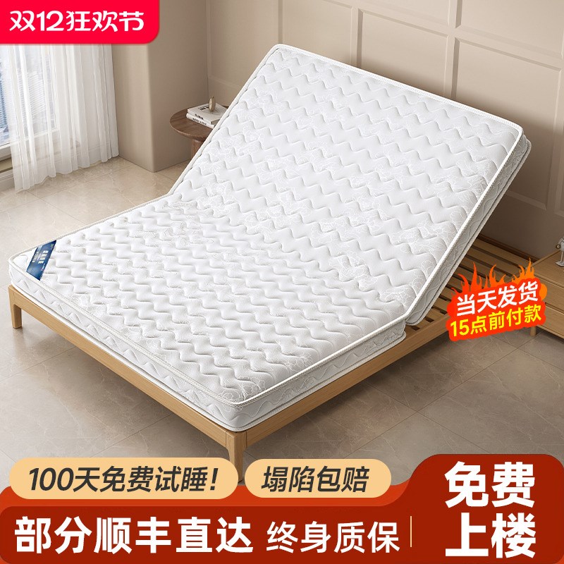 棕垫天然椰棕床垫棕榈垫儿童家用卧室护腰护脊硬垫出租房用可折叠