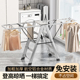 梯子家用折叠晾衣架两用室内多功能伸缩人字梯加厚铝合金登高楼梯