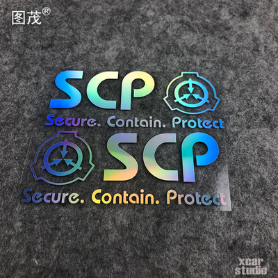 SCP基金会超自然生物现象保护守卫防护组织标志贴纸电脑箱包汽车