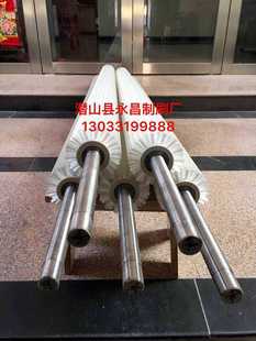 工业毛刷辊滚筒刷清洗机毛刷辊定做小型圆形空心圆柱除尘毛刷辊