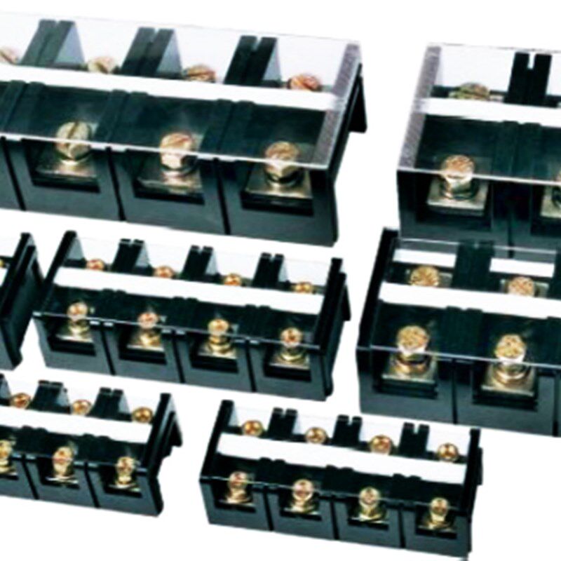 TC-6004大电流接线端子排 接线柱接线板 加厚铜件 4P 600A连接器