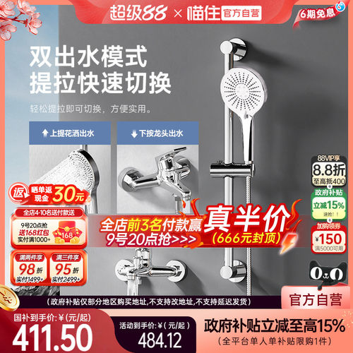 简易淋浴花洒套装花洒分体浴室
