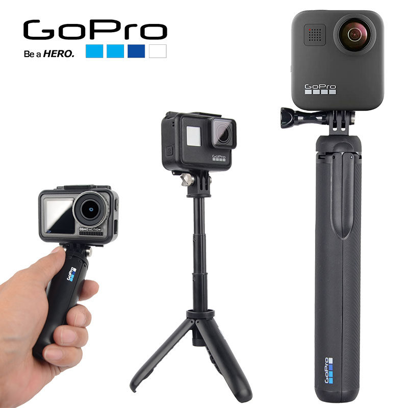 GoPro13/12/11/10/9原装Shorty迷你延长杆Max自拍杆三脚架手持杆