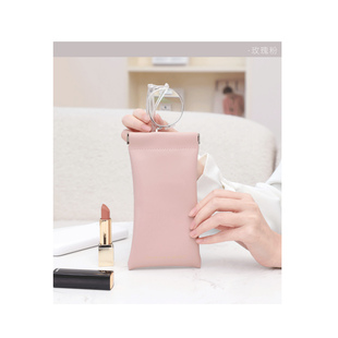 弹片眼镜袋墨镜收纳包抗压便携式女太阳镜收纳盒自动闭合眼睛女士