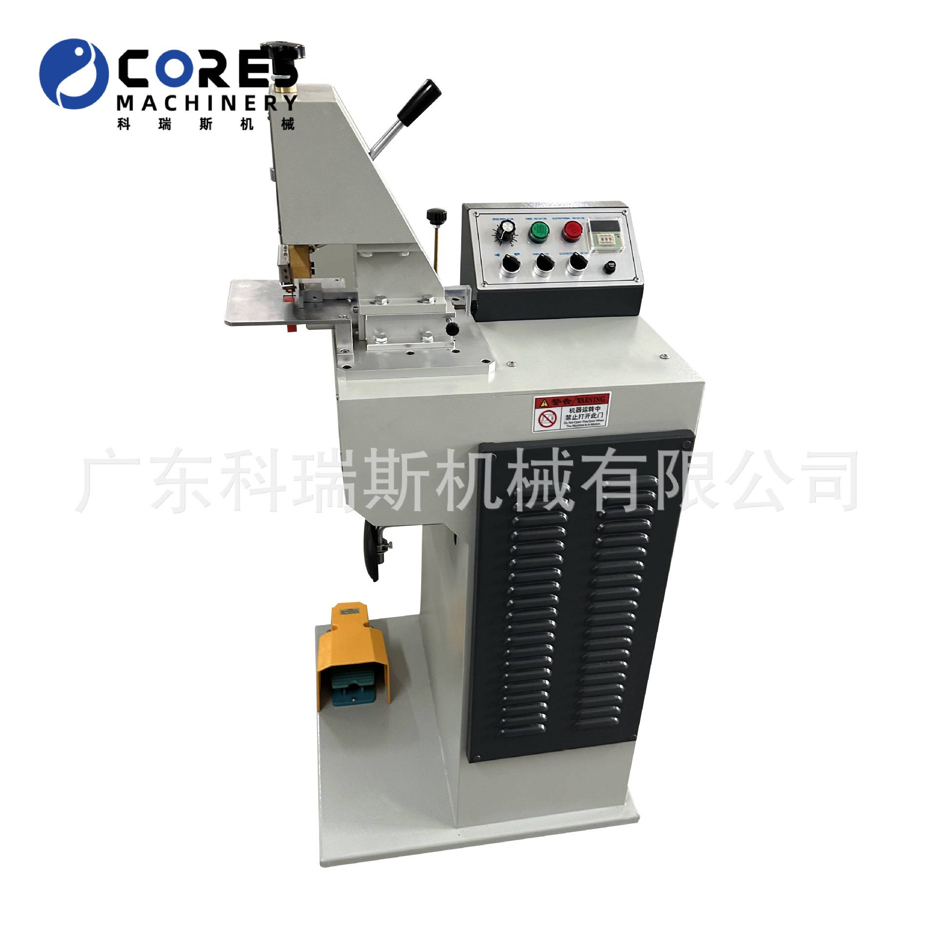 厂家直供 皮具肩带 手袋手提带 皮革PU配件带压线机 压痕机